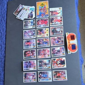 1994 Upper Deck 3D Pro View cards Jordan Shaq Pippen NBA 3 D glasses